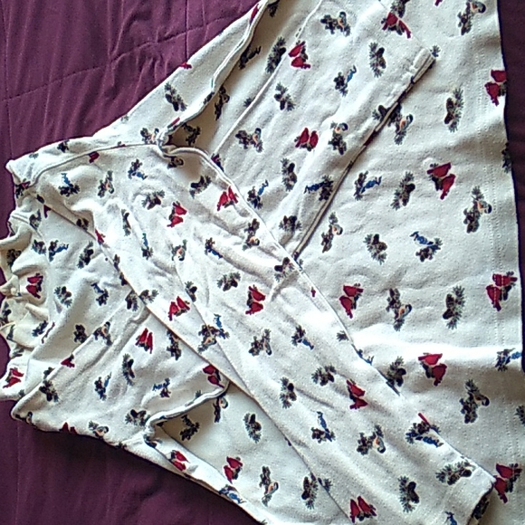 croft & barrow Tops - Croft & Barrow Bird Print Mock Neck Shirt (XL)